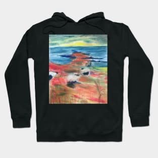 Sheep on the shore Hoodie